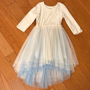 Taylor Joelle Snow Queen Dress with removable cape size 6